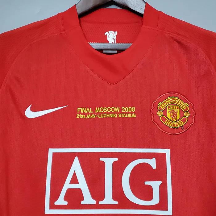 Camisa Manchester United Titular Retro 2007/08 - Nike Torcedor Masculina