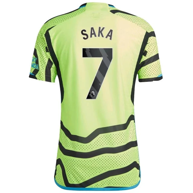 Camisa Arsenal II Reserva 23/24 - Adidas Torcedor Masculina - Personalizada SAKA N°7