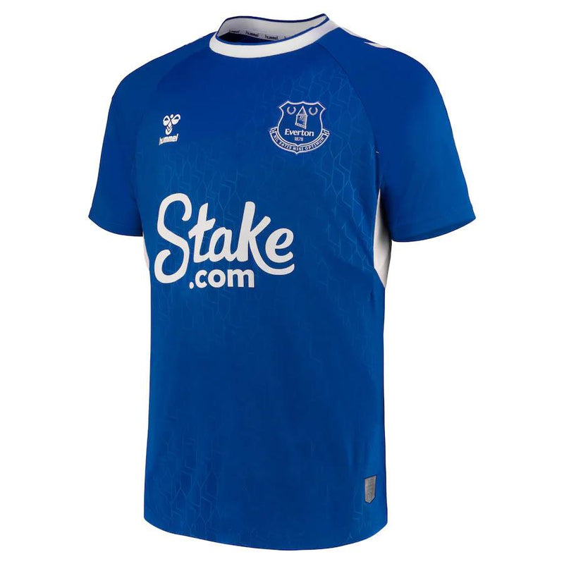 Camisa Everton I 22/23 - Hummel Torcedor  Masculina - Azul