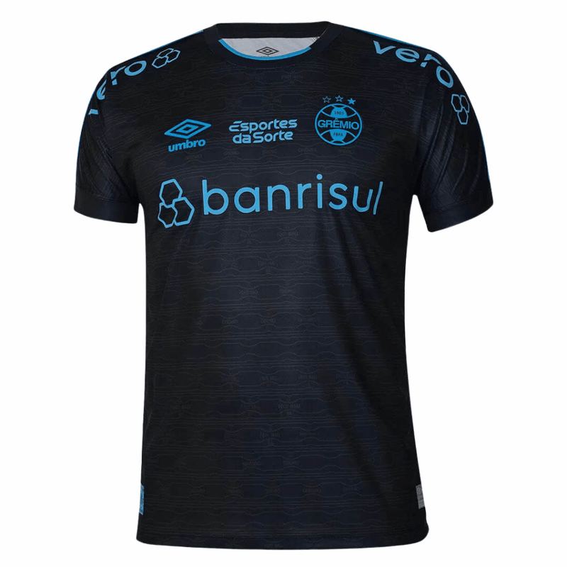 Camisa Gremio Terceiro Uniforme 23/24 - Umbro Torcedor Masculina - Todos os Patrocinios