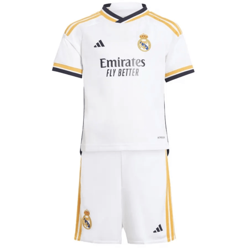 Kit Infantil Real Madrid Titular I I 23/24 - Torcedor Adidas