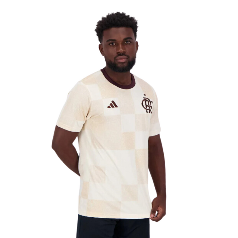 Camisa Flamengo Pré Jogo 24/25 - Adidas Torcedor Masculina