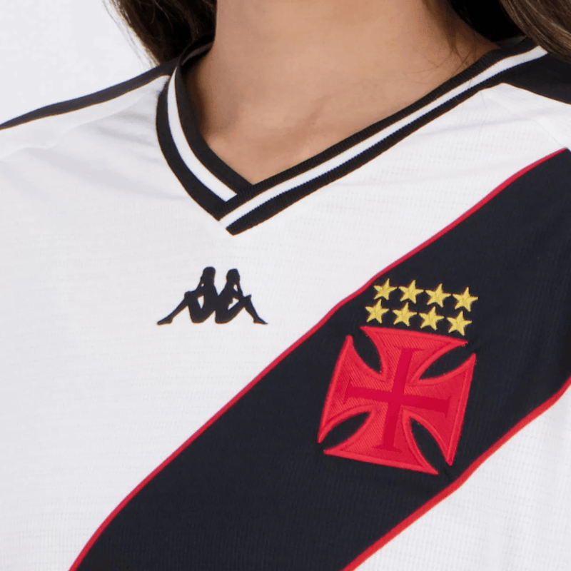 Camisa Vasco da Gama Titular 24/25 - Kappa Torcedor Feminina