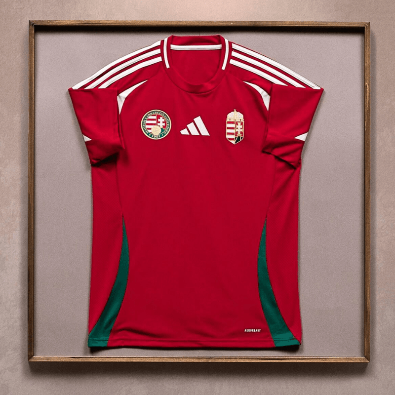 Camisa Hungria  Titular 24/25 - Adidas Torcedor Masculina