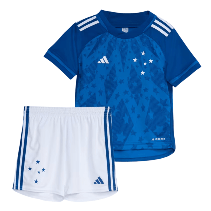 Kit infantil Cuzeiro Reserva Uniforme 24/25 Adidas