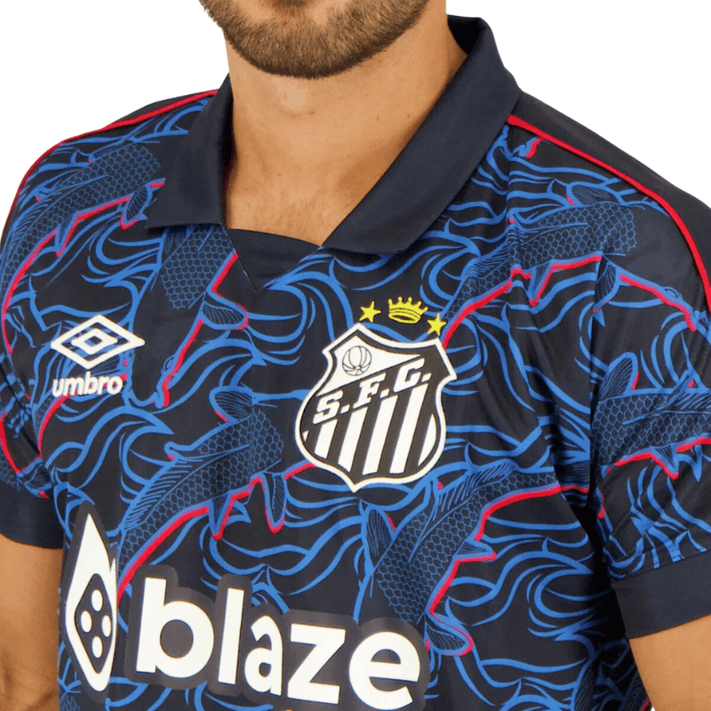 Camisa Santos Terceiro Uniforme 23/24 - Umbro Torcedor Masculino