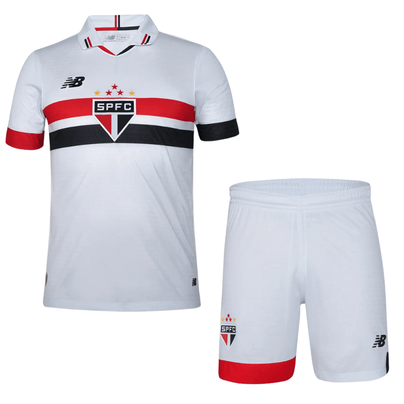 Kit infantil São Paulo Titular Uniforme 24/25 NB