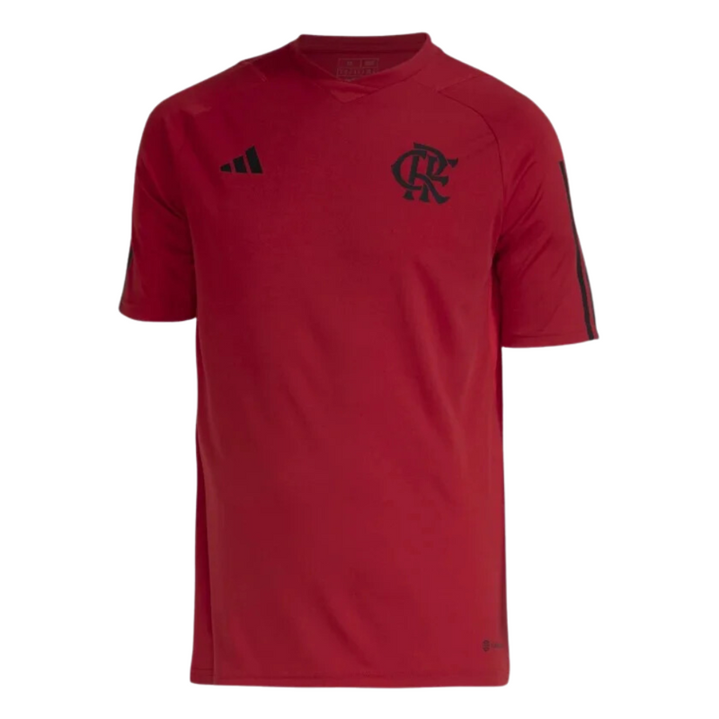 Camisa Flamengo Treino Vermelho 23/24 - Adidas Torcedor Masculina