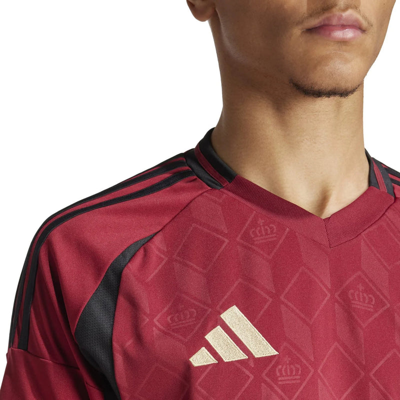 Camisa Bélgica Adidas Home Masculina Torcedor 24/25