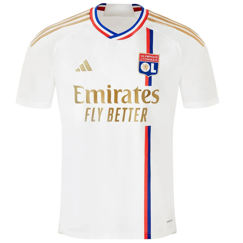 Camisa Lyon I Titular 23/24 - Adidas Torcedor Masculina