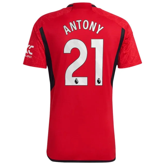 Camisa Manchester United Titular I 23/24 - Personalizada Antony N° 21 - Torcedor Adidas Masculina