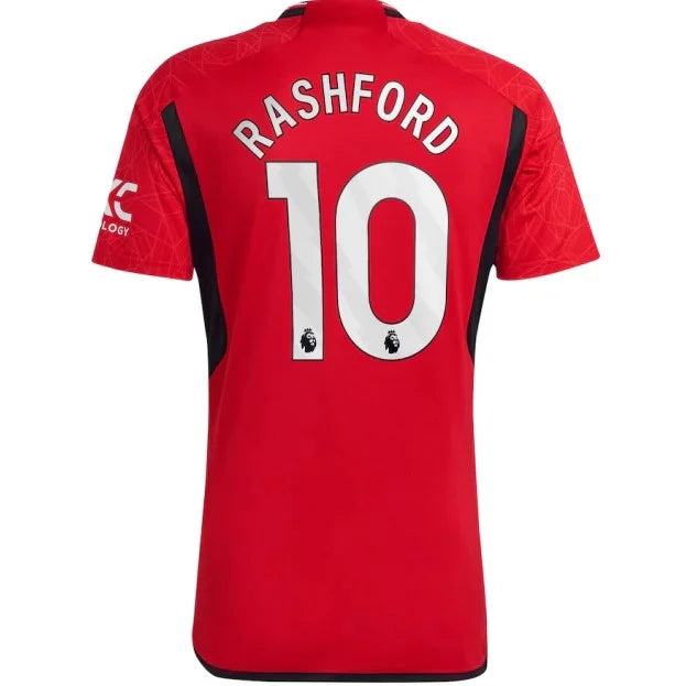 Camisa Manchester United Titular I 23/24 - Personalizada RASHFORD N° 10 - Torcedor Adidas Masculina