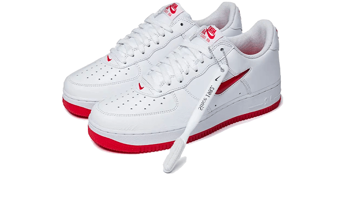 Nike Air Force 1 Low '07 Retro Color of the Month Jewel Swoosh University Red