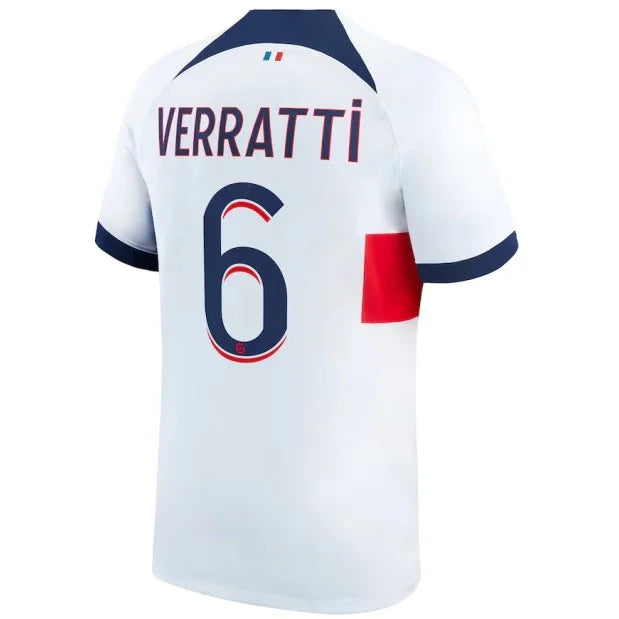 Camisa PSG II Reserva 23/24 - Nike Torcedor Masculina - Personalizada VERRATTI N°6