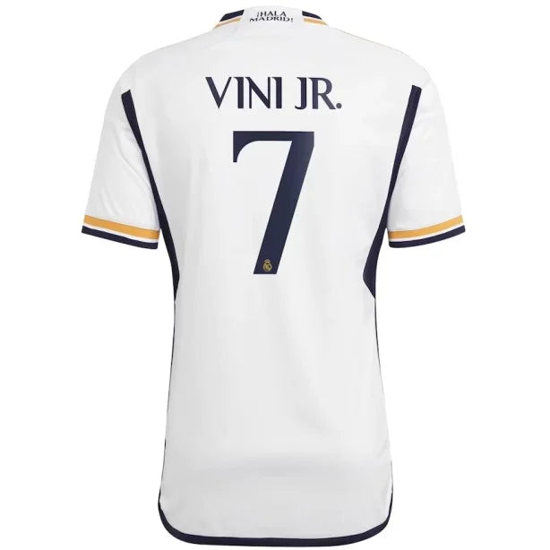 Camisa Real Madrid Titular 23/24 - Personalizada VINI JR Nº 7 - Adidas Torcedor Masculina