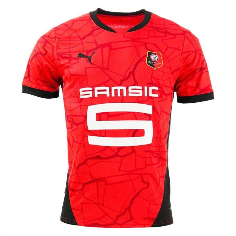 Camisa Rennais Titular 24/25 - Puma Jordan Torcedor Masculina