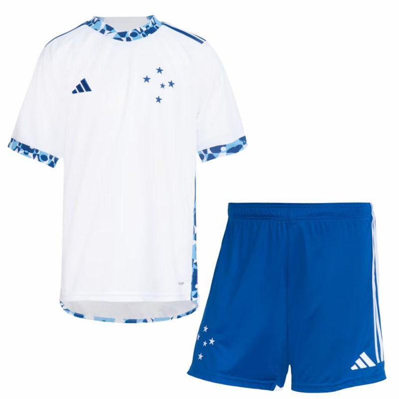 Kit infantil Cruzeiro Reserva Uniforme 24/25 Adidas