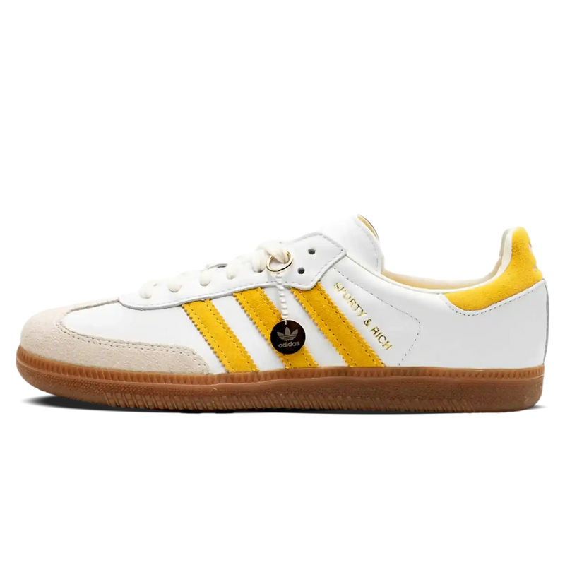 Tênis Adidas Samba OG x Sporty & Rich "Bold Gold" Amarelo