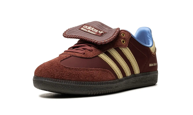 Tênis Adidas Samba x Wales Bonner Nylon "Fox Brown" Bordô