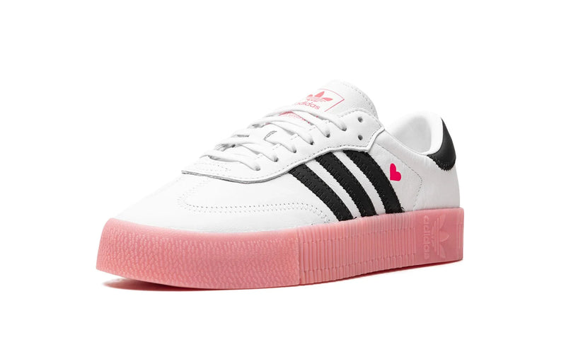 Tênis Adidas Sambarose Feminino "Valentine" Branco / Preto