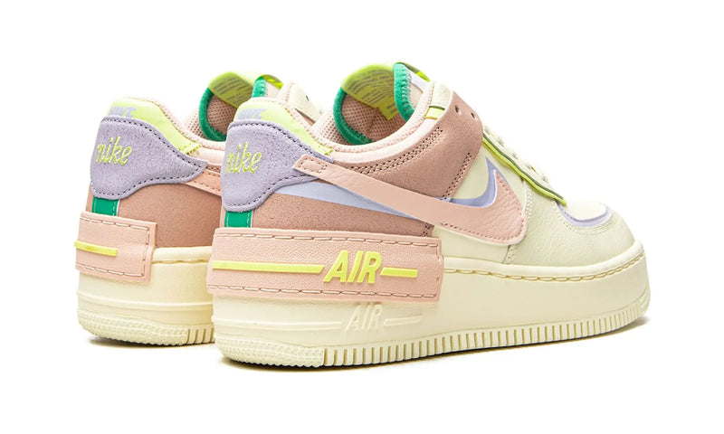 Tênis Air Force 1 Shadow Feminino "Cashmere" Creme / Rosa