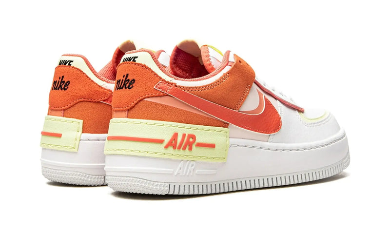 Tênis Air Force 1 Shadow Feminino "Magic Ember" Branco / Laranja