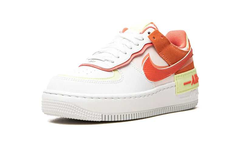 Tênis Air Force 1 Shadow Feminino "Magic Ember" Branco / Laranja