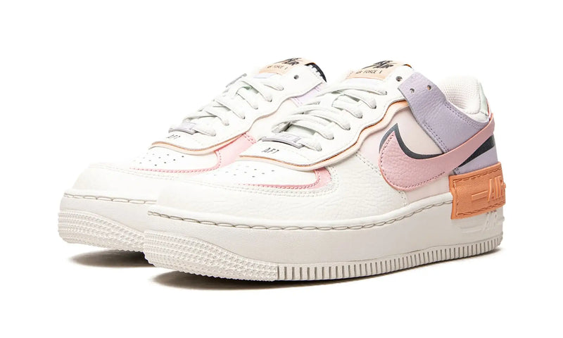 Tênis Air Force 1 Shadow Feminino "Pink Glaze" Branco / Rosa