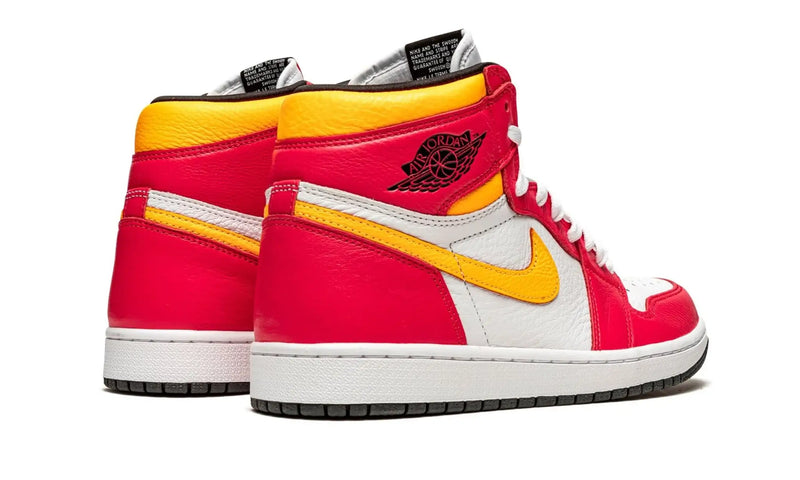 Tênis Air Jordan 1 High "Fusion Red" Rosa / Amarelo