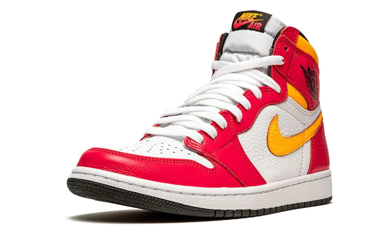 Tênis Air Jordan 1 High "Fusion Red" Rosa / Amarelo