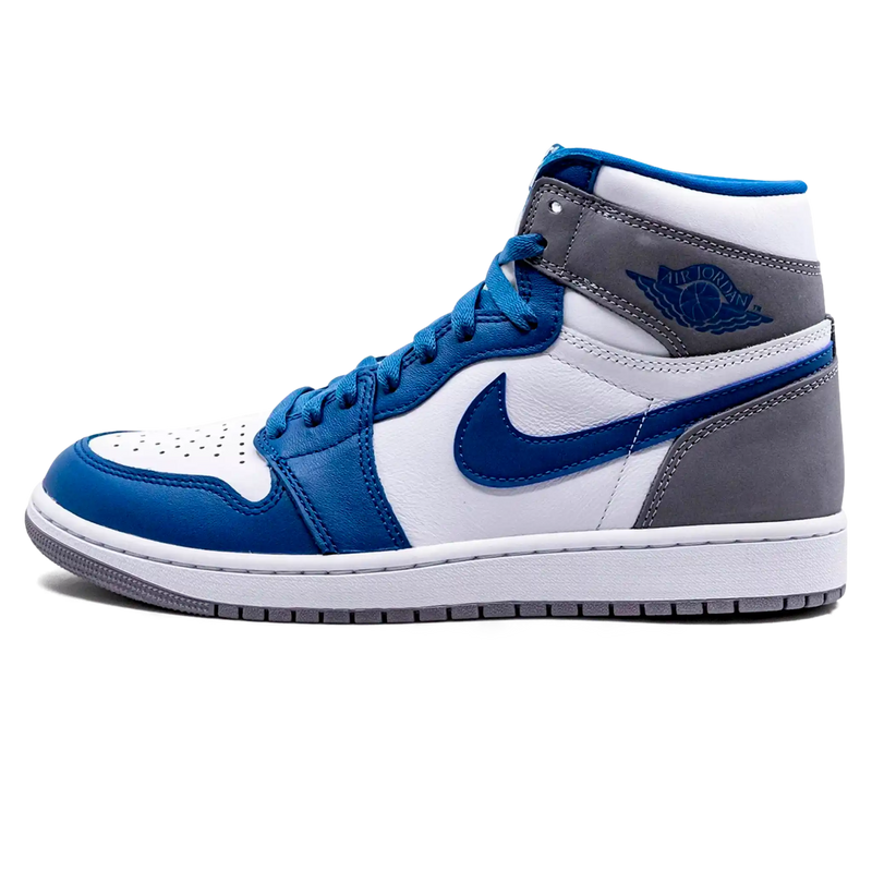 Tênis Air Jordan 1 High "True Blue" Azul / Cinza