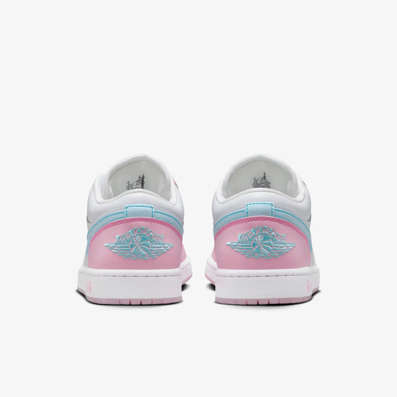 Tênis Air jordan 1 Low Feminino "Paw Print" Rosa