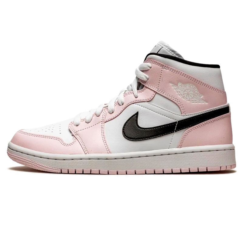 Tênis Air Jordan 1 Mid Feminino "Barely Pink" Rosa