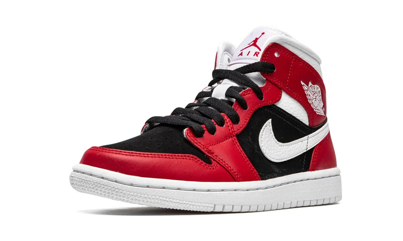 Tênis Air Jordan 1 Mid Feminino "Gym Red" Vermelho / Preto