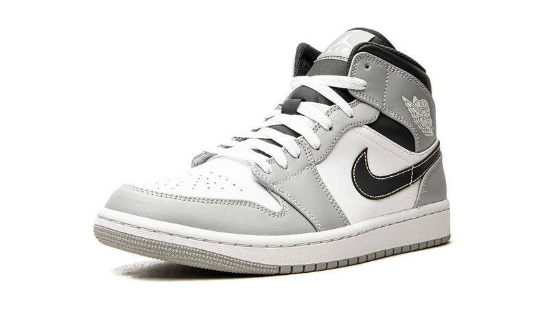 Tênis Air Jordan 1 Mid Feminino "Light Smoke Grey Anthracite" Cinza