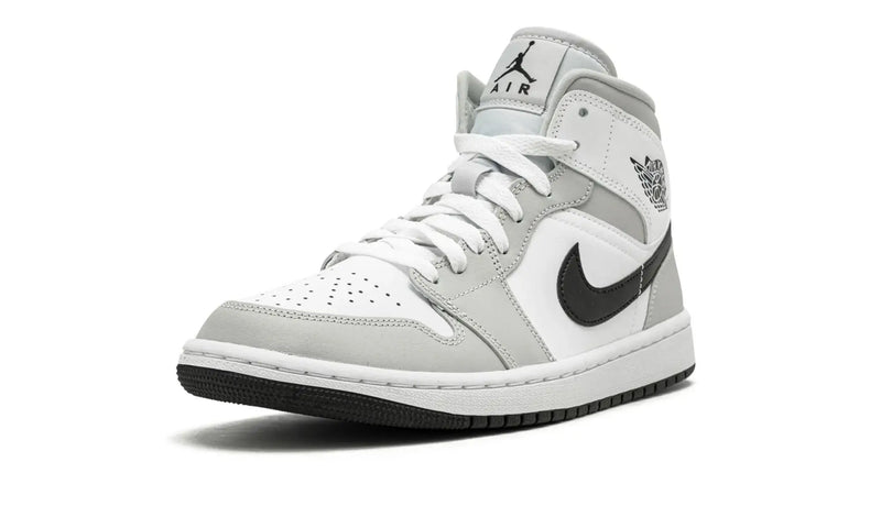 Tênis Air Jordan 1 Mid Feminino "Light Smoke Grey" Cinza