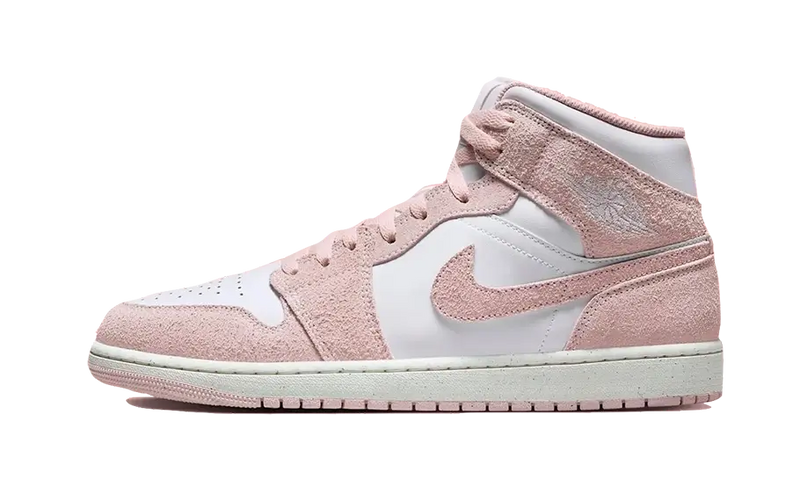 Air Jordan 1 Mid Pink Suede