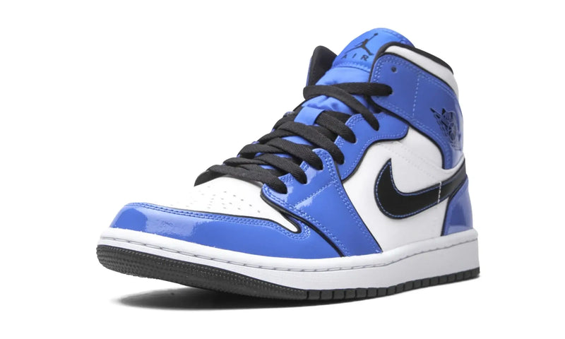 Tênis Air Jordan 1 Mid Feminino "Signal Blue" Azul