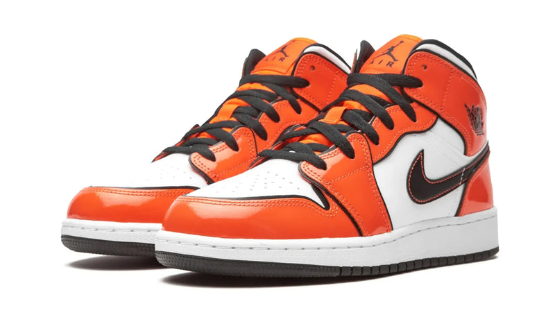 Tênis Air Jordan 1 Mid Feminino "Turf Orange" Laranja