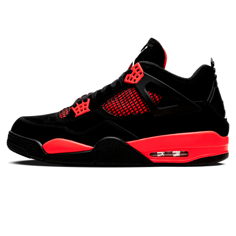 Tênis Air jordan 4 "Red Thunder" Preto / Vermelho