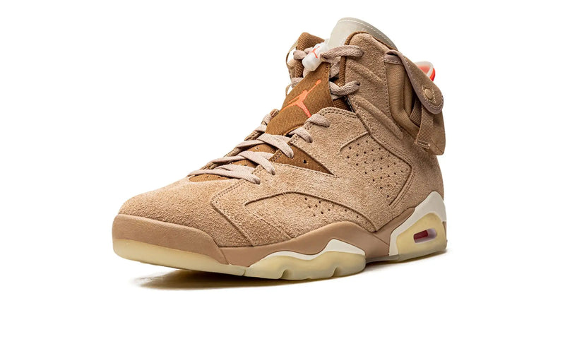 Tênis Air Jordan 6 x Travis Scott "British Khaki"