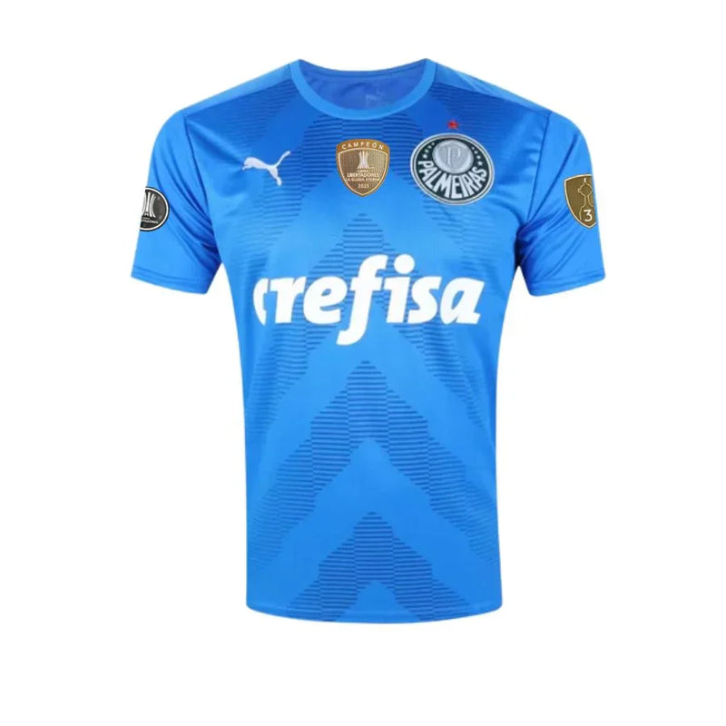 Camisa Goleiro Palmeiras I 22/23 Patchs Libertadores 2022 - Puma Torcedor Masculino - Azul