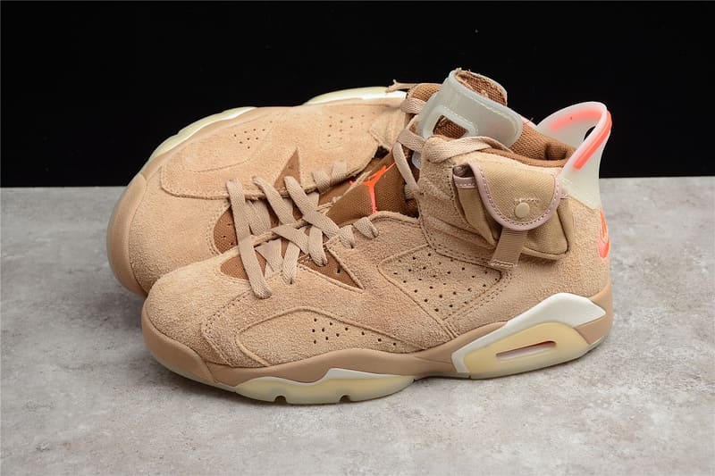 Air Jordan 6 Retro - Travis Scott "British Khaki"