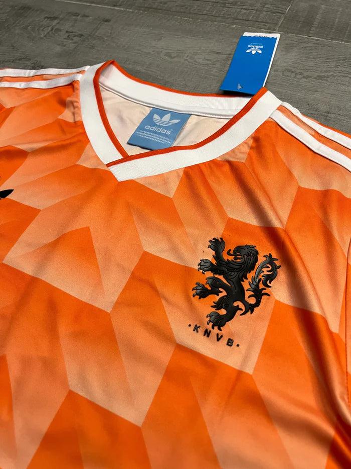 Camisa Seleção Holanda Titular Retro 1988/88 - Adidas Torcedor Masculina