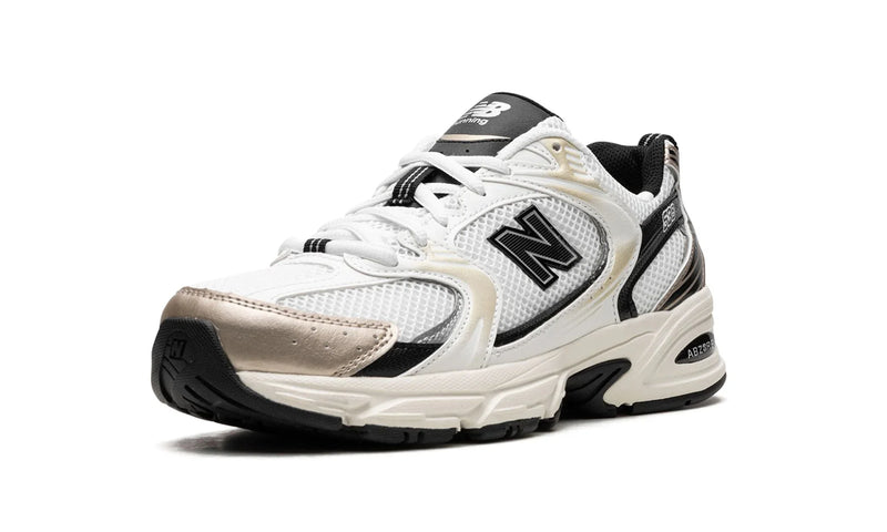 Tênis New Balance 530 "White Gold Black" Dourado / Branco