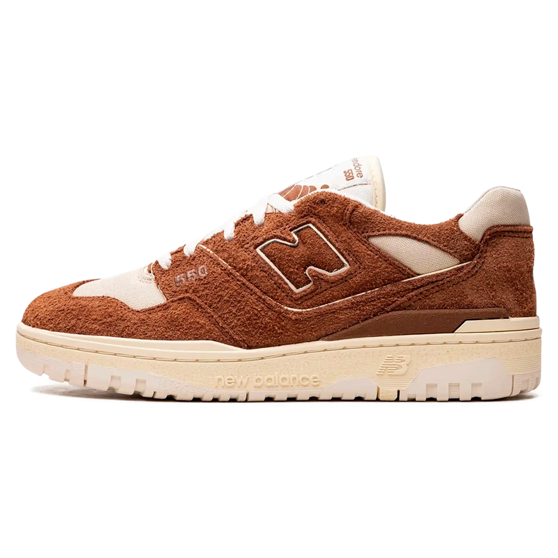 Tênis New Balance 550 x Aimé Leon Dore "Brown Suede" Marrom