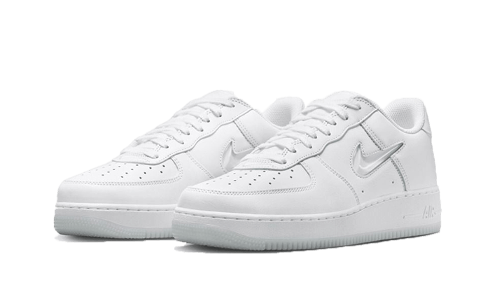 Nike Air Force 1 Low '07 Retro Color of the Month Jewel Swoosh Triple White