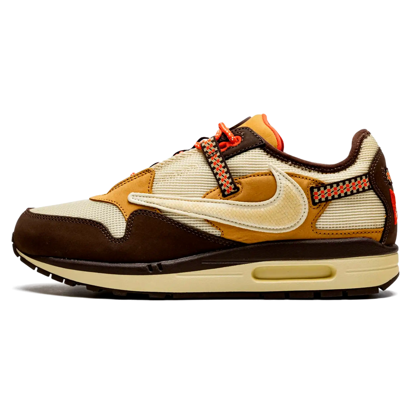 Tênis Nike Air Max 1 x Travis Scott "Cactus Brown" Marrom