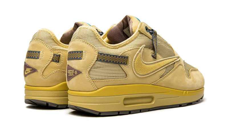 Tênis Nike Air Max 1 x Travis Scott "Cactus Gold" Amarelo