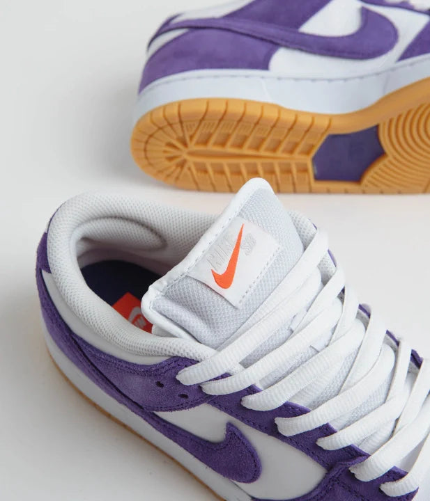 Tênis Nike Dunk Low SB Orange Label "Court Purple" Roxo